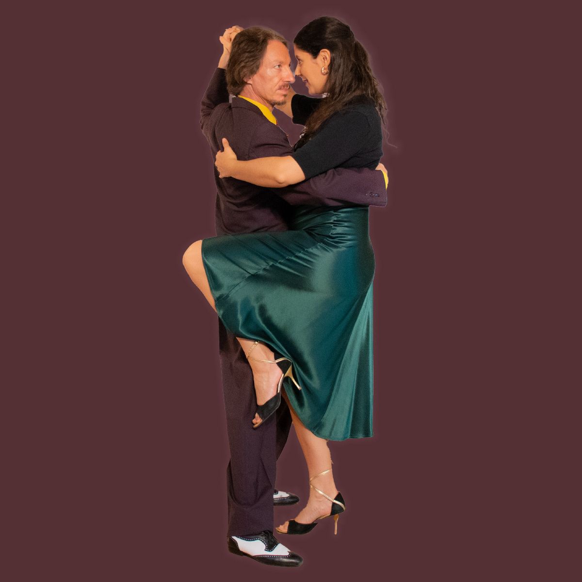 Marcelo Solis and Miranda Lindelow dancing in San Francisco
