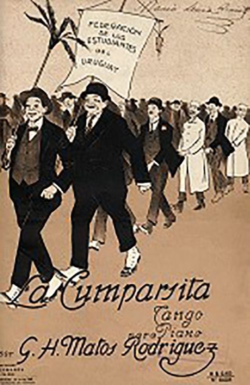 La cumparsita tango music sheet cover