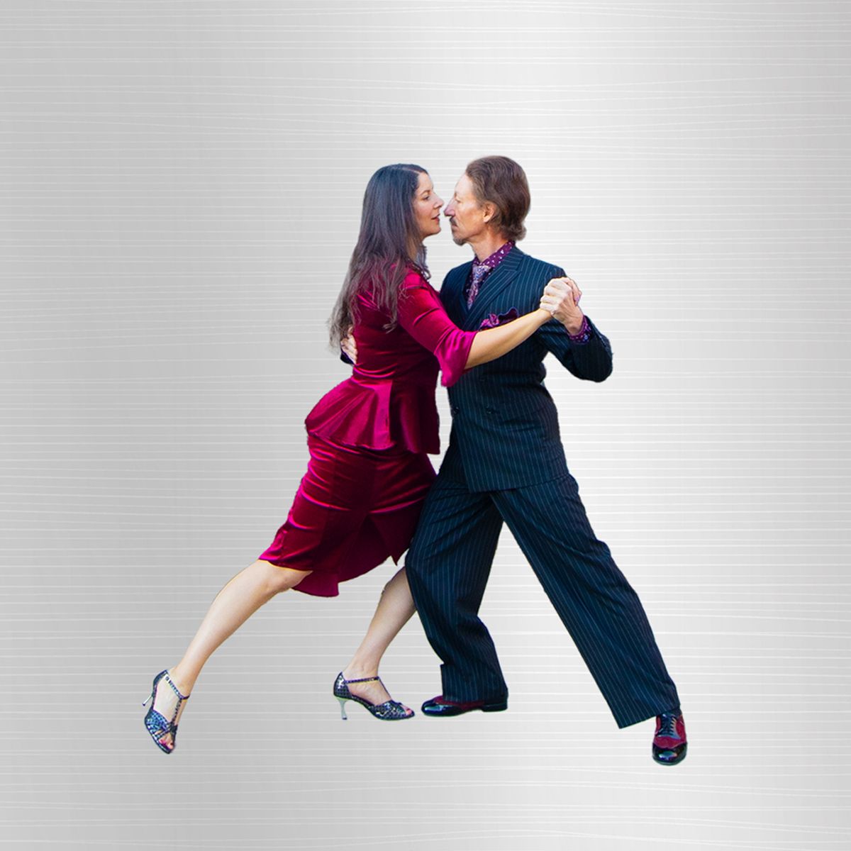 Marcelo Solis dancing Argentine Tango with Mimi - Chrome background