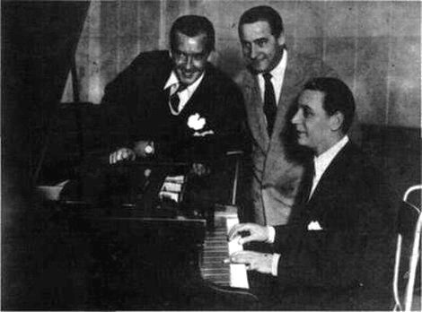 Julio Martel, Carlos Dante, Alfredo De Angelis. Escuela de Tango de Buenos Aires. Argentine music.