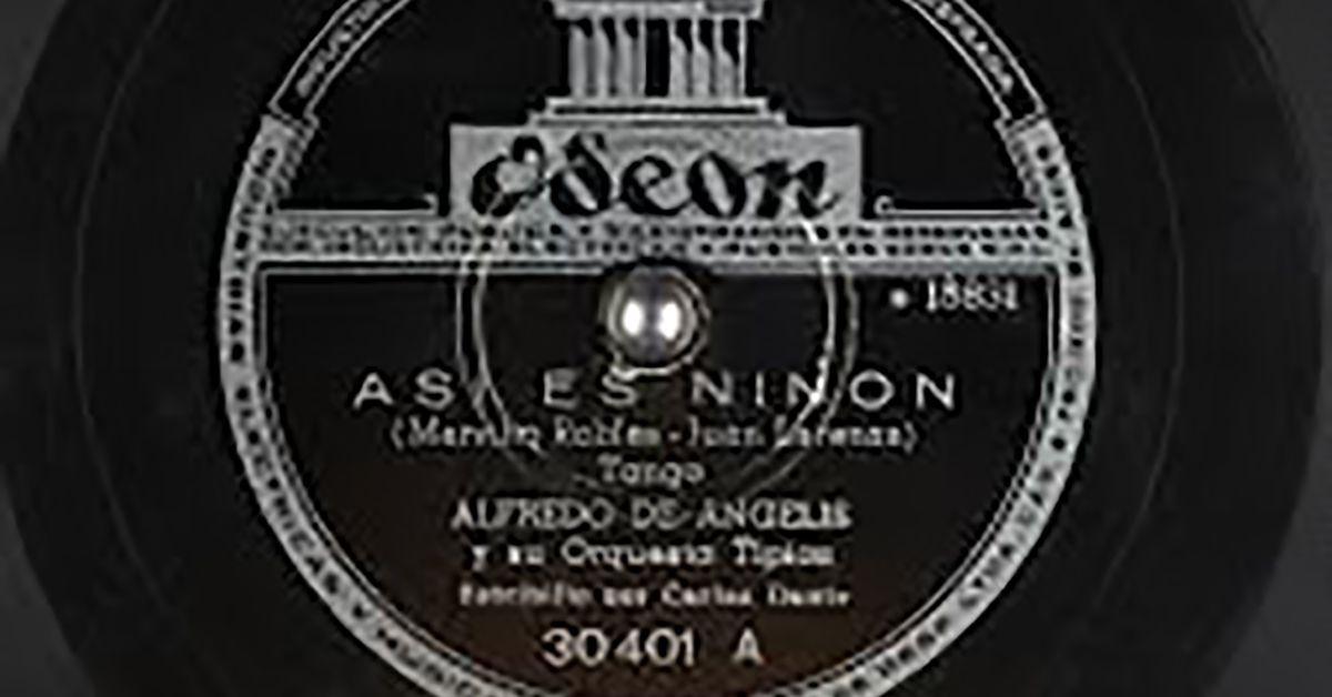 "Así es Ninón" disco vinilo de Tango.