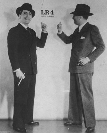 Carlos Gardel y Adolfo Avilés. Tango.