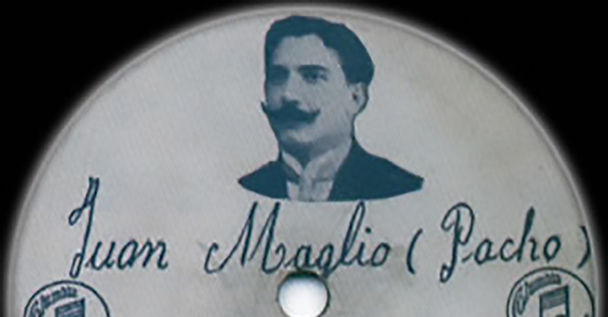 Juan Maglio Pacho, disco antiguo de tango.