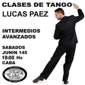 Lucas Paez aulas de tango