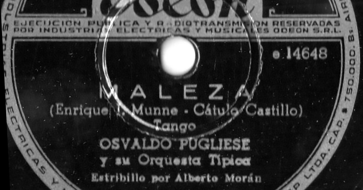 Maleza Pugliese Moran disco tango