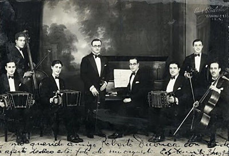 Orquesta Edgardo Donato, interpretando Tangos