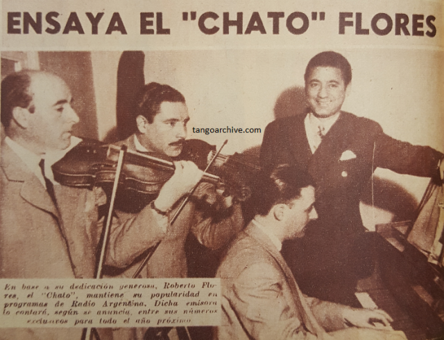 Roberto El Chato Flores y su orquesta | Música para aprender a bailar en la Escuela de Tango de Buenos Aires