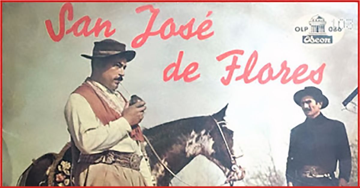 "San José de Flores", cubierta del disco vinilo del tango.