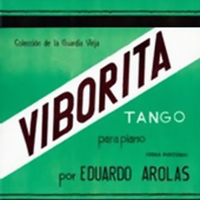 "Viborita", tapa d la partitura musical del tango.