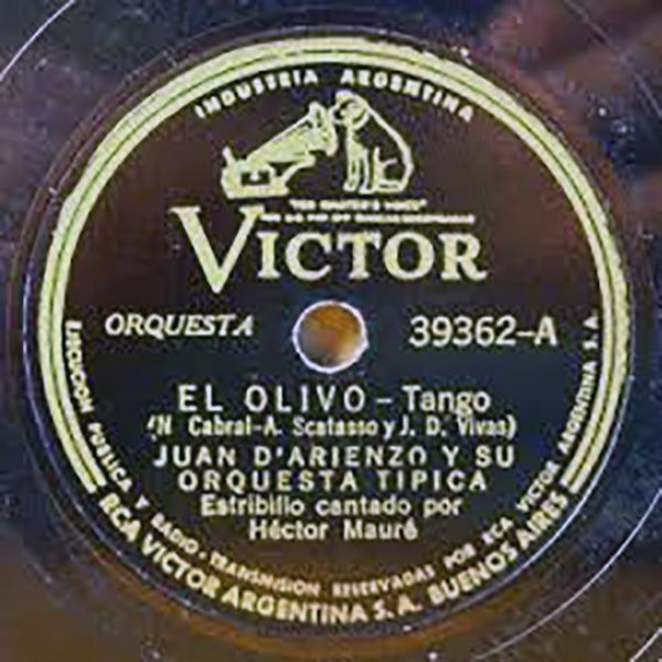 "El olivo", tango de Domingo Julio Vivas.