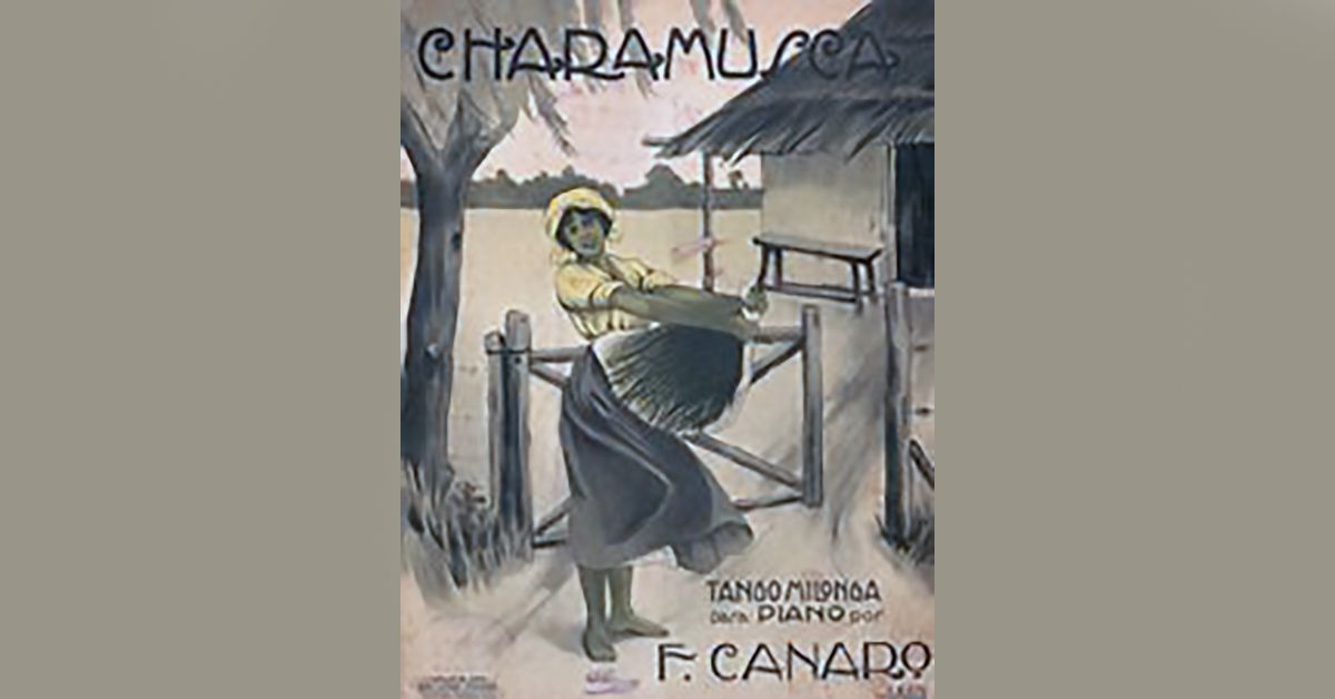 "Charamusca", tapa de la partitura musical del tango.