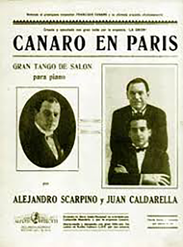 "Canaro en París" por Juan D'Arienzo y su Orquesta Típica, 1940.