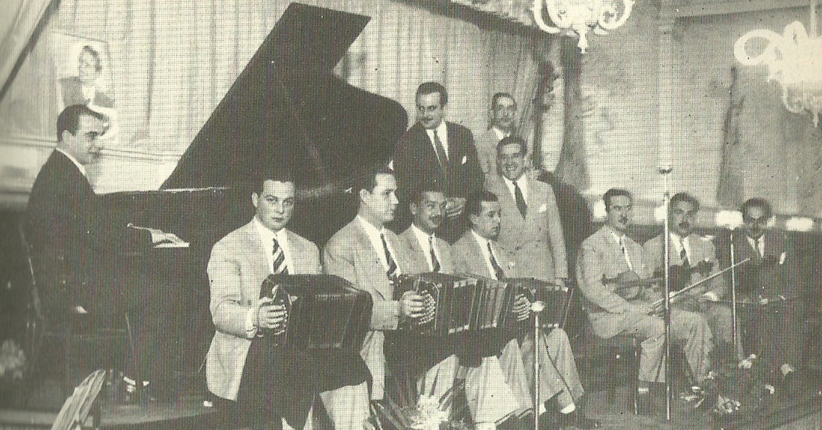 "Tal vez será su voz" por Lucio Demare y su Orquesta Típica, canta Raúl Berón; 1943.