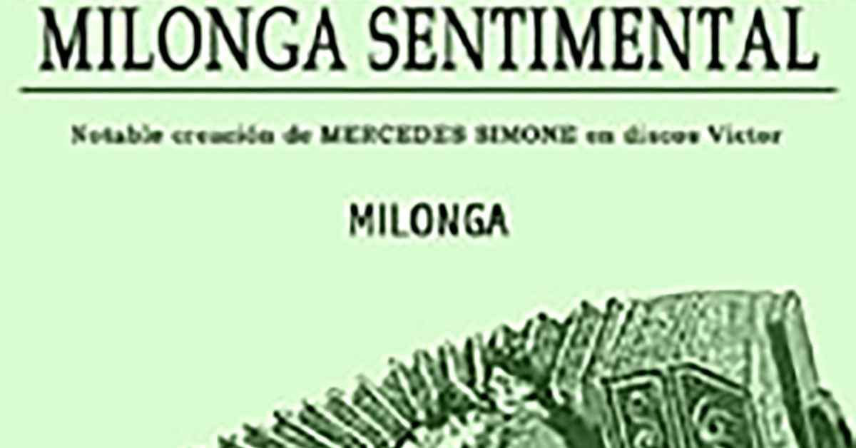 “Milonga sentimental” por Francisco Canaro y su Orquesta Típica, cantan Ernesto Famá y Ángel Ramos; 1933.