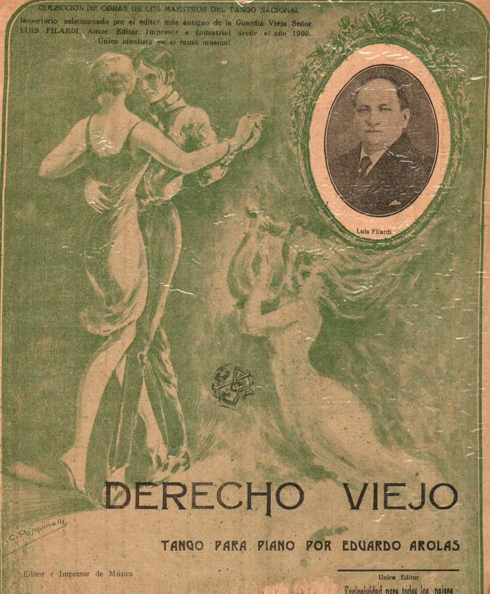 "Derecho viejo" por Osvaldo Pugliese y su Orquesta Típica, 1945.