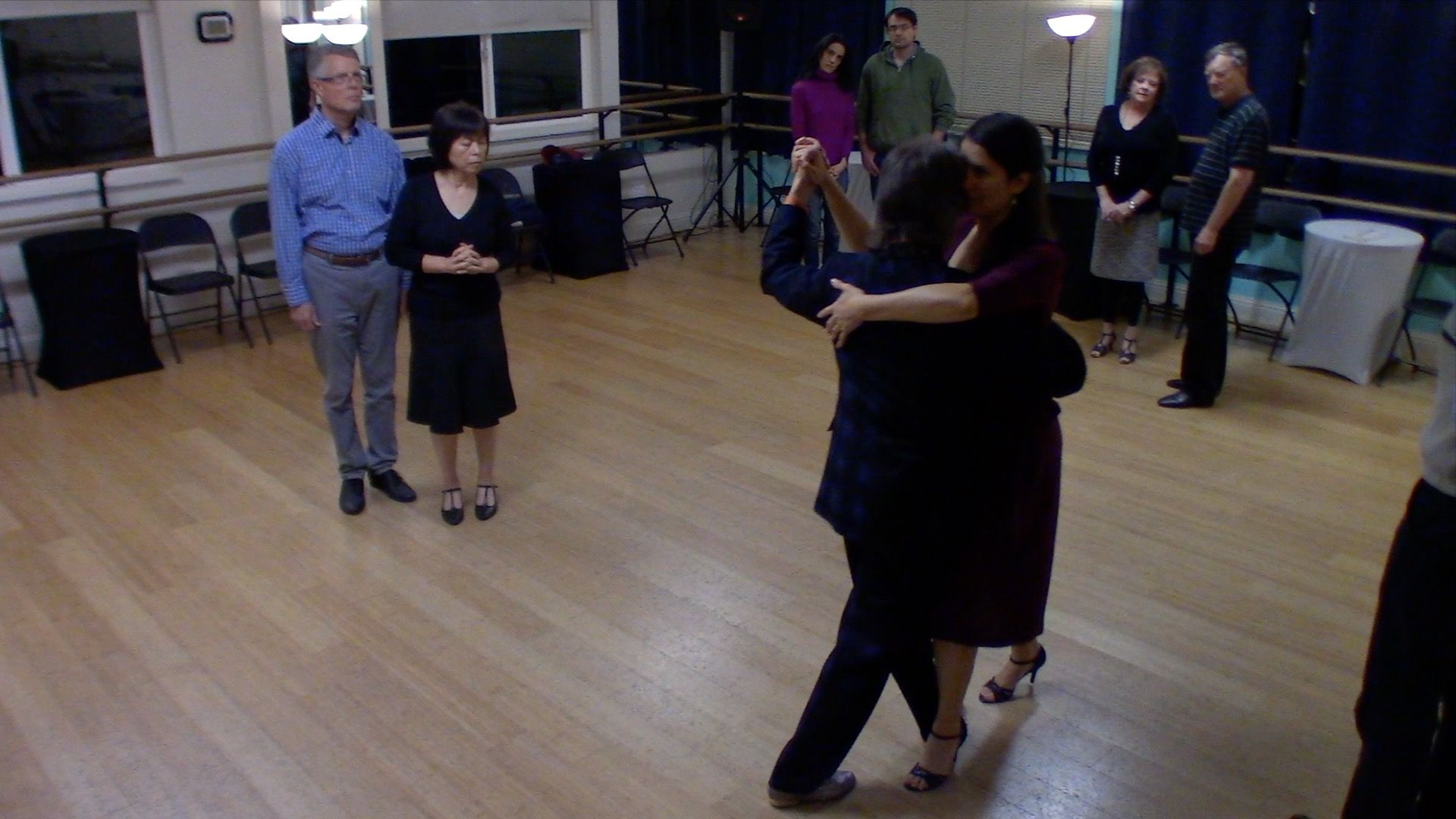 Argentine Tango beginner class with Mimi: walking 2