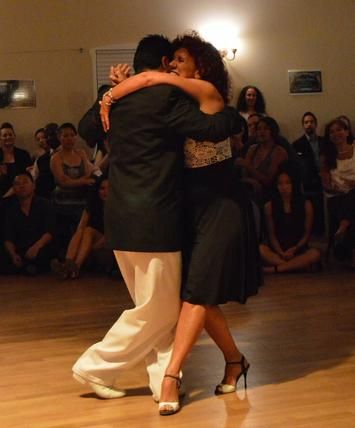 Alicia Pons & Luis Rojas dancing at Escuela de Tango de Buenos Aires.