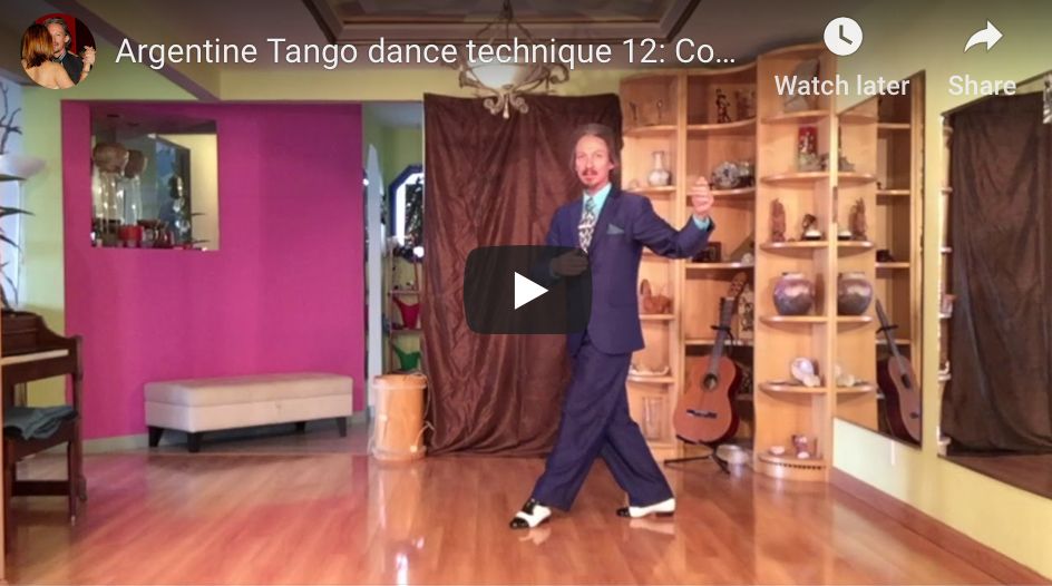 Argentine Tango Technique 12: Backward ocho. With Marcelo Solis.