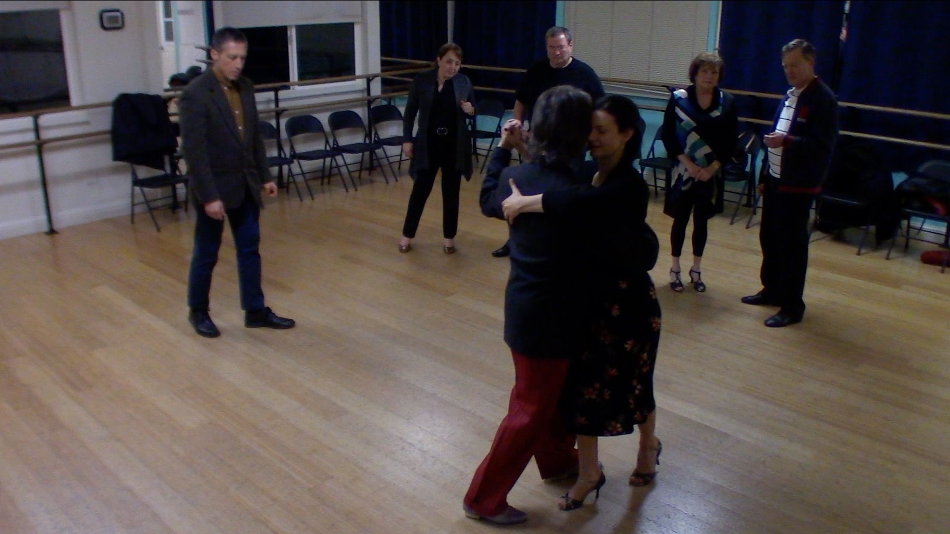 Argentine Tango beginner class with Miranda: change of system