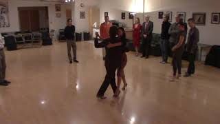 Argentine Tango beginner class with Miranda- crossed system walk
