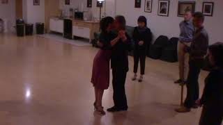 Argentine Tango beginner class with Miranda- forward ocho