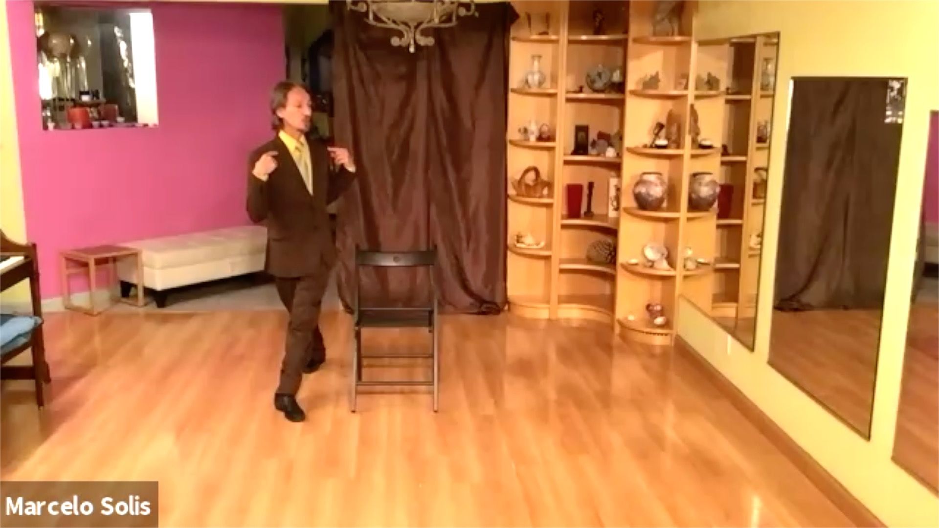 Argentine Tango class: chair exercise variation with Marcelo Solis