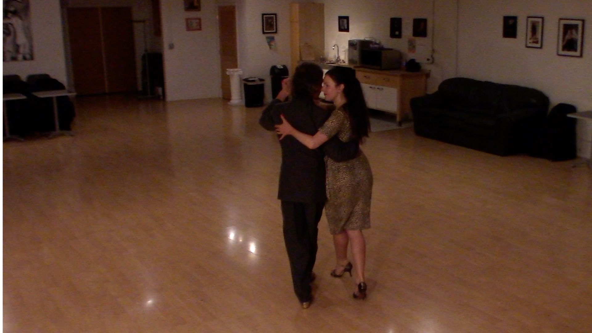 Argentine Tango dancing with Miranda at La Pista.