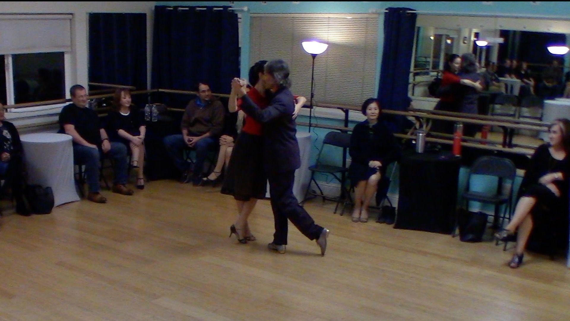 Argentine Tango dance performance with Miranda for new students in Lafayette, California