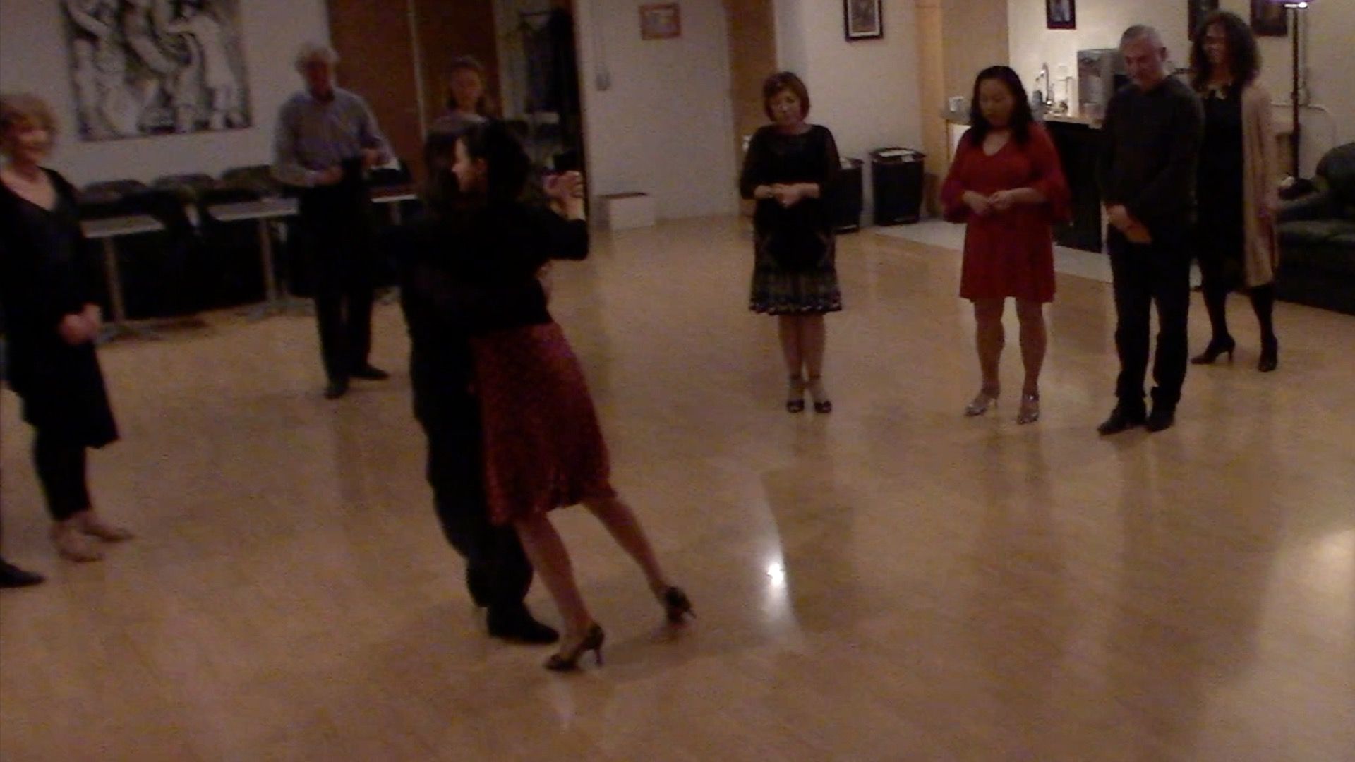 Argentine Tango intermediate class with Miranda: crosses 3