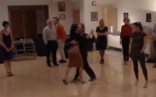Argentine Tango intermediate class with Miranda_ Crossed system walk variations review