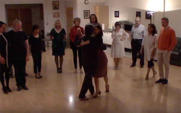 Argentine Tango intermediate class with Miranda_ Crossed system walk variations