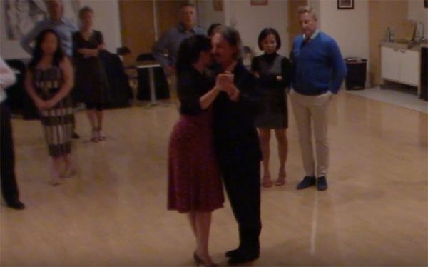 Argentine Tango intermediate class with Miranda_ basic forward and backward ochos