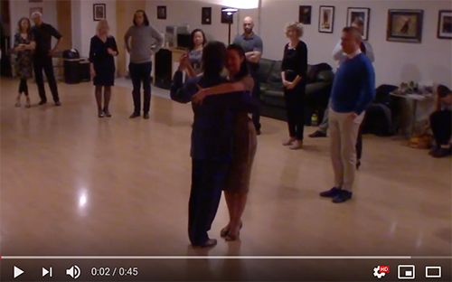 Argentine Tango intermediate class with Miranda_ corrida and americana