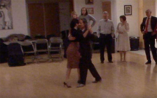Argentine Tango intermediate class with Miranda_ crossed system walk