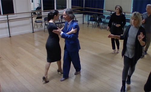Argentine Tango intermediate class with Miranda_ milonga traspie basic