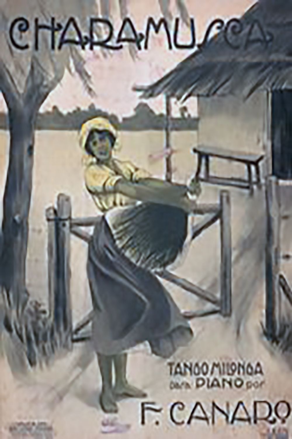 "Charamusca", Argentine Tango music sheet cover.