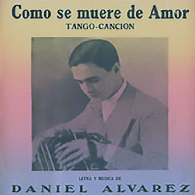 "Como se muere de amor", Argentine Tango music sheet cover.