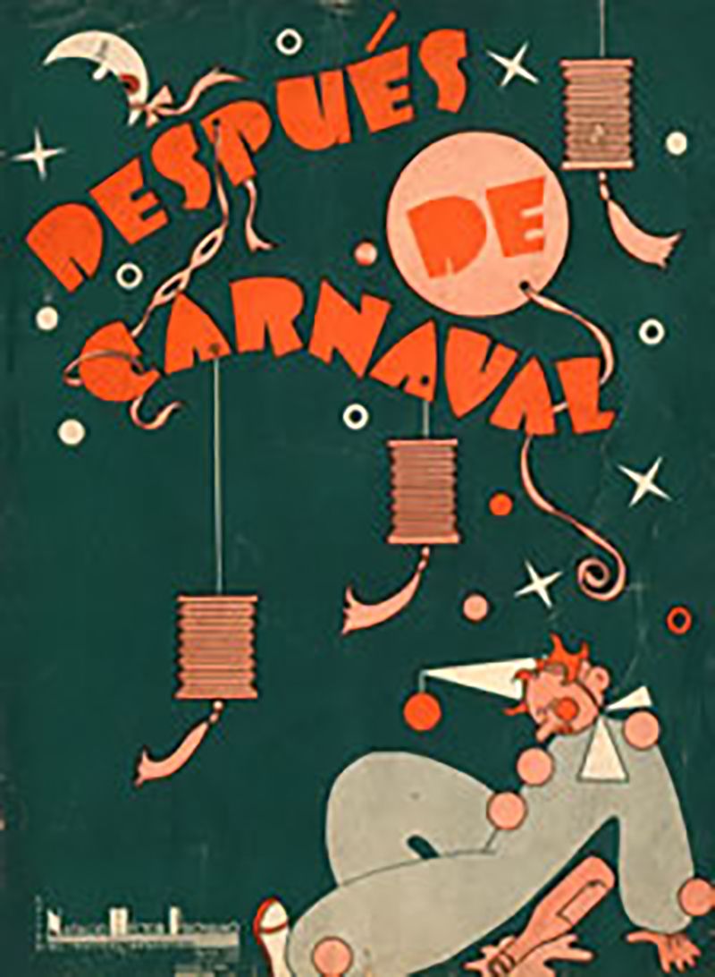 "Después del carnaval", Argentine Tango music sheet cover.