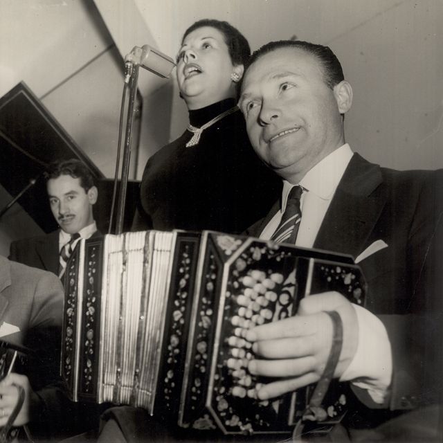 Donato Racciatti and Nina Miranda, Argentine Tango orchestra conductor and singer.