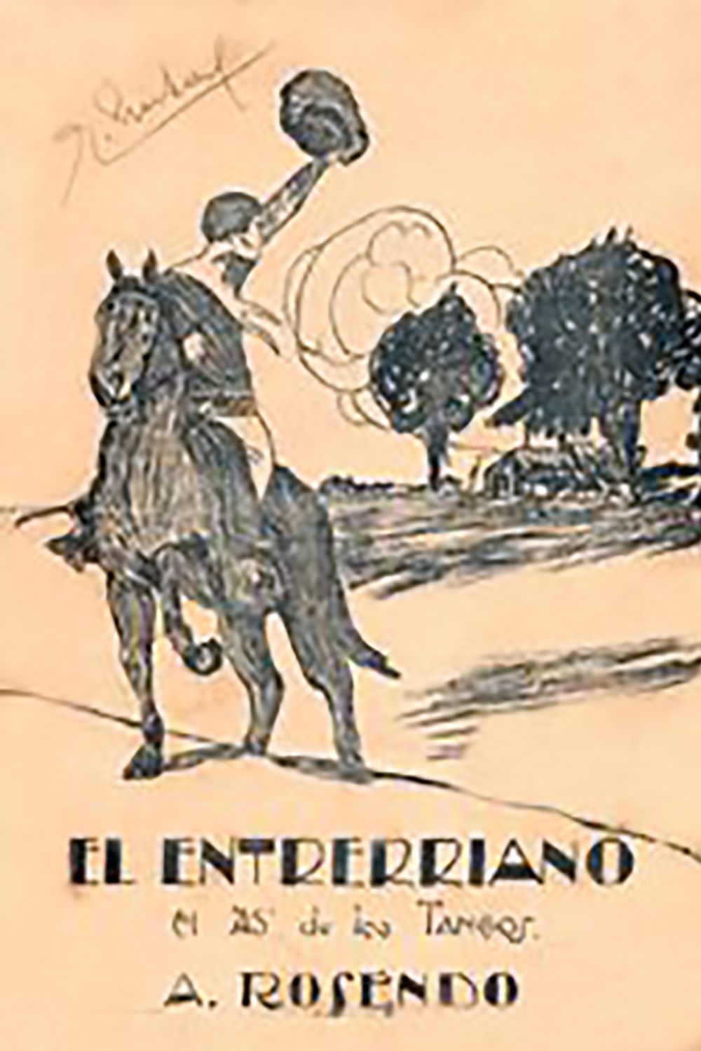 "El entrerriano", Argentine Tango music sheet cover.