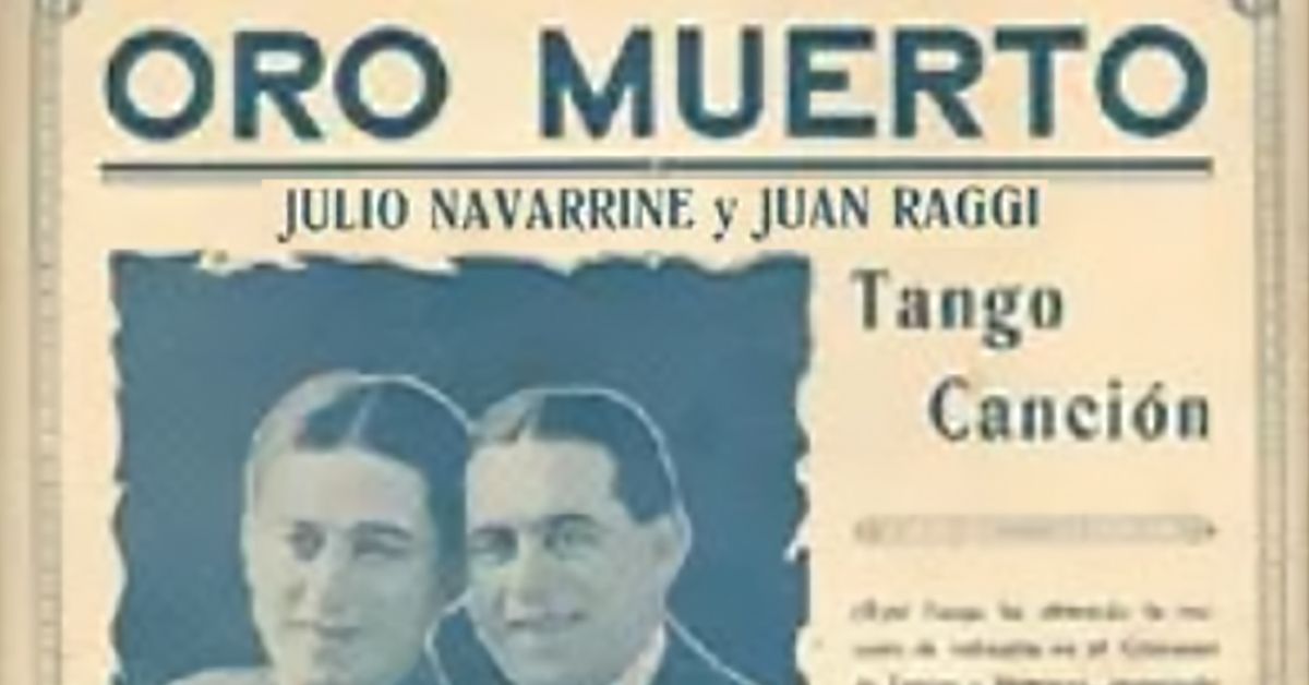 "Jirón porteño", Argentine Tango music sheet cover.