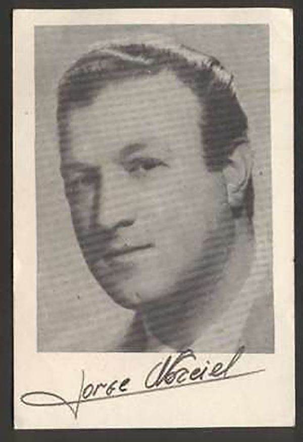 Jorge Maciel, Argentine Tango singer of the Golden Era.