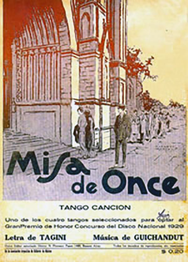 Misa de once, original music sheet cover.