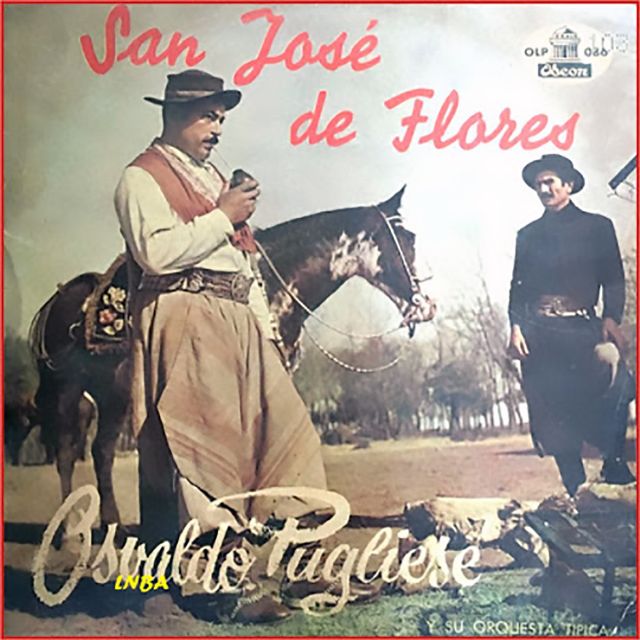 "San José de Flores", Argentine Tango vinyl record cover.