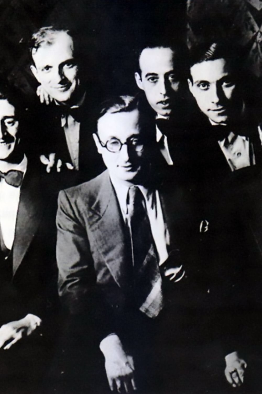 Edgardo Donato, Argentine Tango musician, leader and composer, with his orchestra.