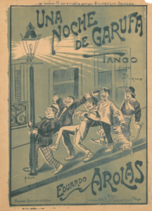 Una noche de garufa, Eduardo Arolas. History of Tango. By Marcelo Solis. Escuela de Tango de Buenos Aires